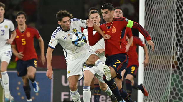 Spain Triumphs Over Scotland in EM Qualification; Turkey Defeats Croatia